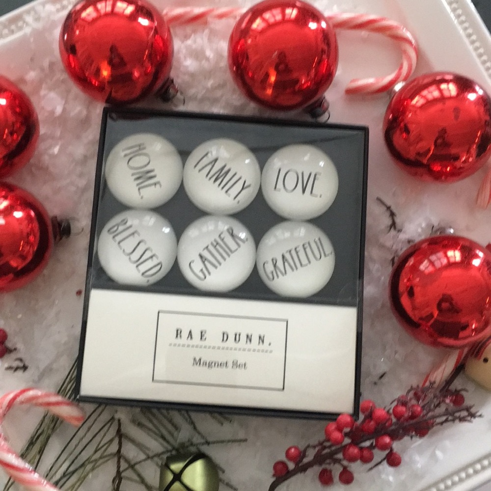Rae Dunn Magnet Gift Set- home family love blessed